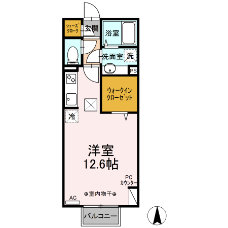 ラゾーナ江田の間取り