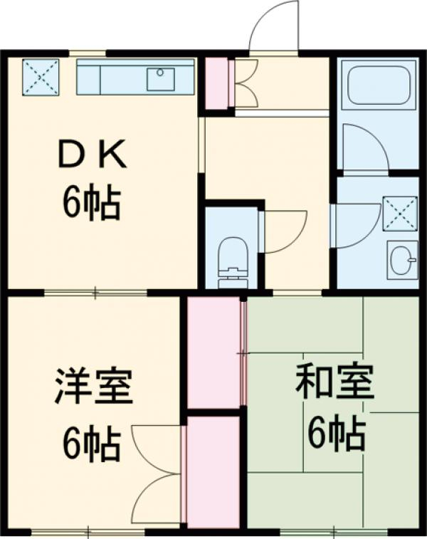 イリオスⅠ・101号室の間取り