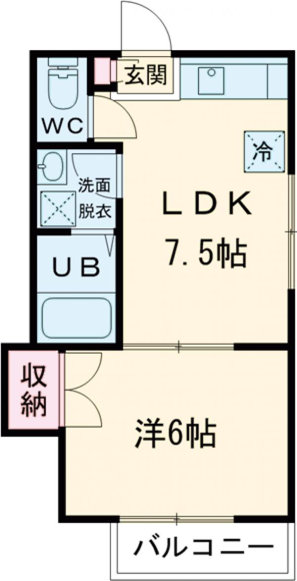 第一つくみ野コーポの間取り