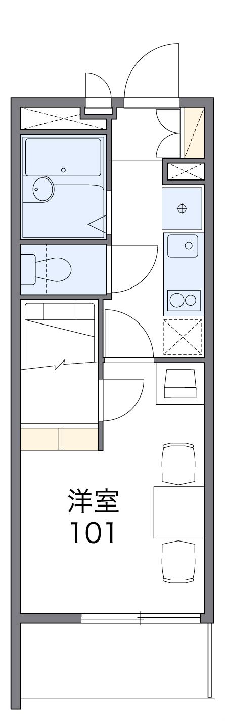 レオパレスＬＯＴＵＳ　ＢＡＳＥの間取り