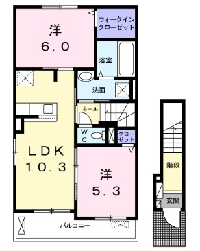 ビレッジヒル XⅣの間取り