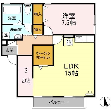 パークハイム A棟の間取り