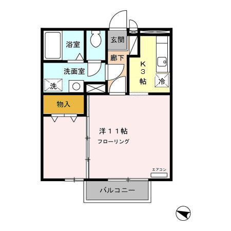 エンジェル湘南の間取り