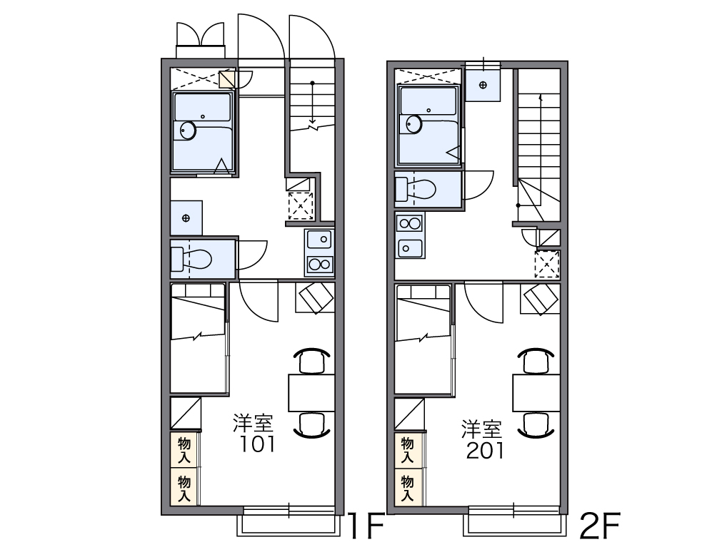レオパレスTadashiの間取り
