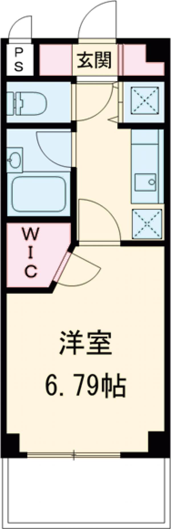 メルベーユ池之内の間取り