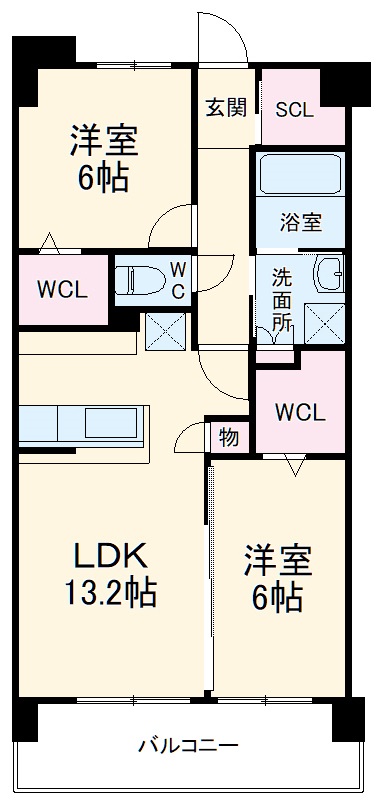 クレスト本郷の間取り