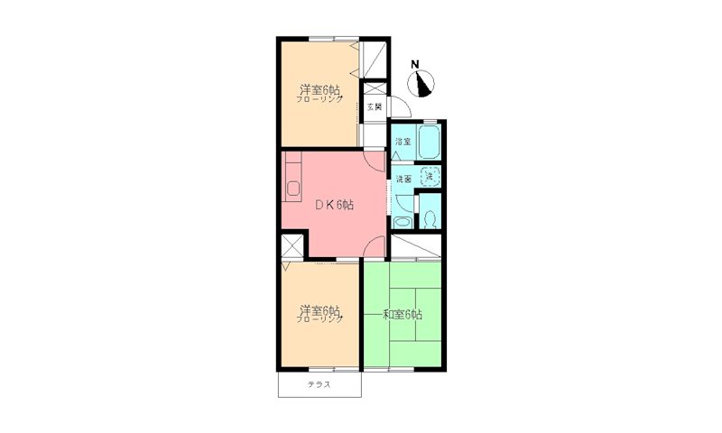 エスケイコーポの間取り