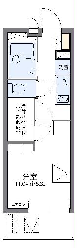レオパレスウィン ネクストの間取り