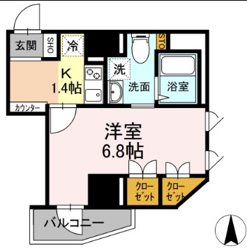 グランジット白金高輪の間取り
