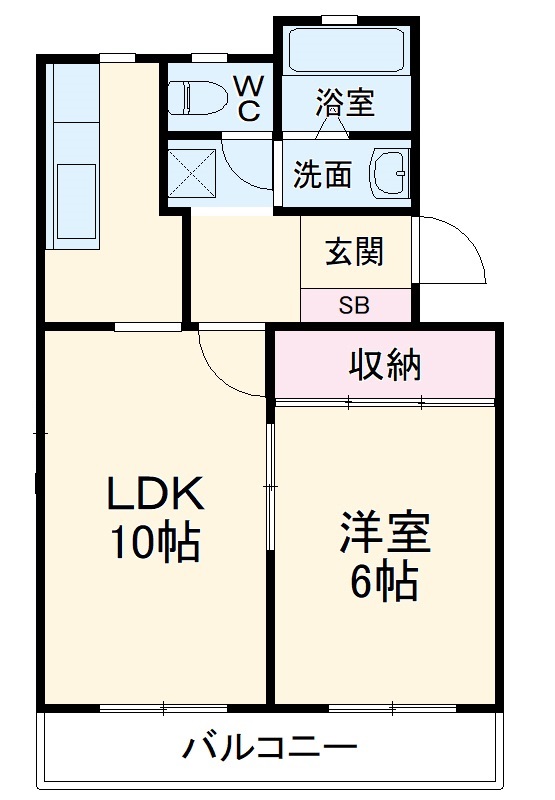 サンシャトレ神ノ輪の間取り