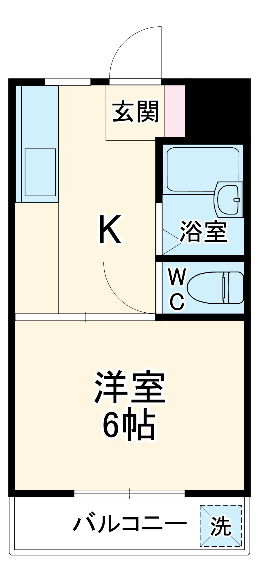 カブリオレの間取り