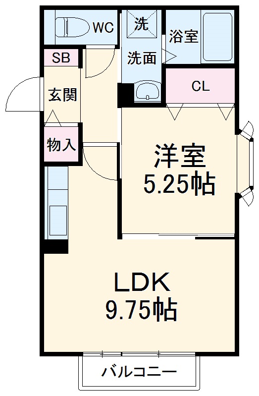 ラ・ボーテの間取り