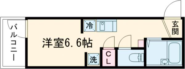 メルディア大谷口の間取り