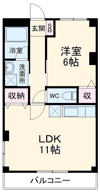 センティアHIRONOⅥの間取り
