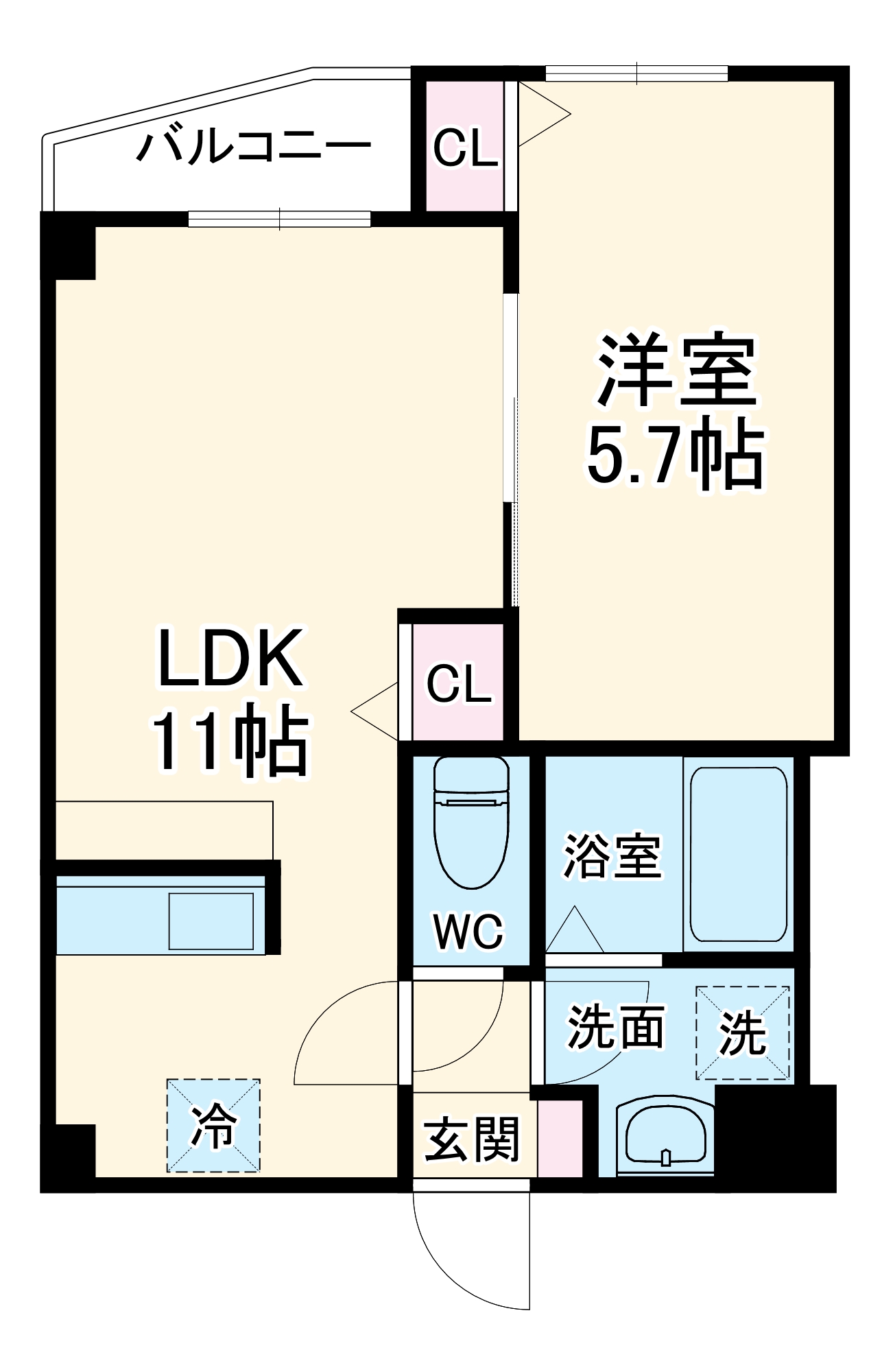 Chez Plaisantの間取り