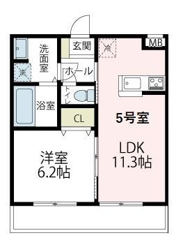 ル ヴェール クレールの間取り