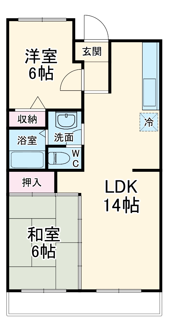 エスポワール東戸塚の間取り