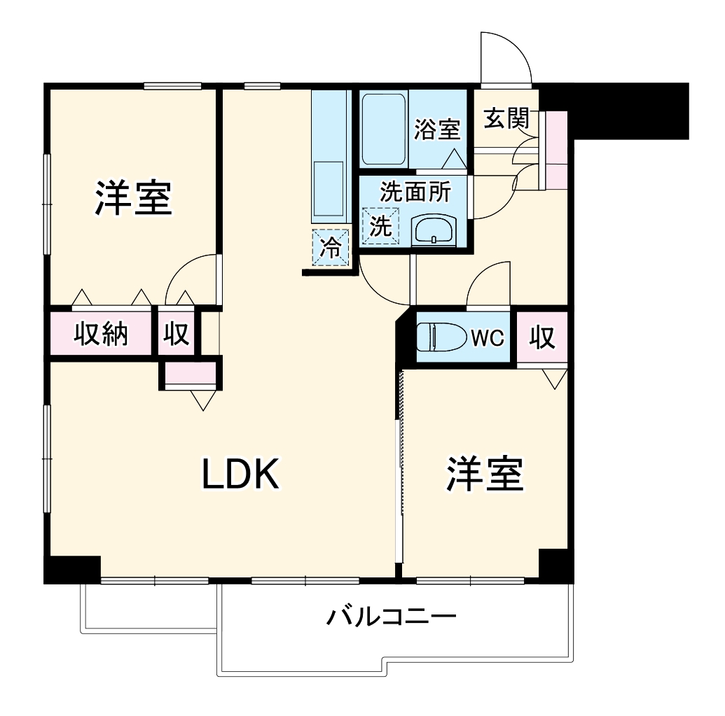 磯子シティハウスの間取り