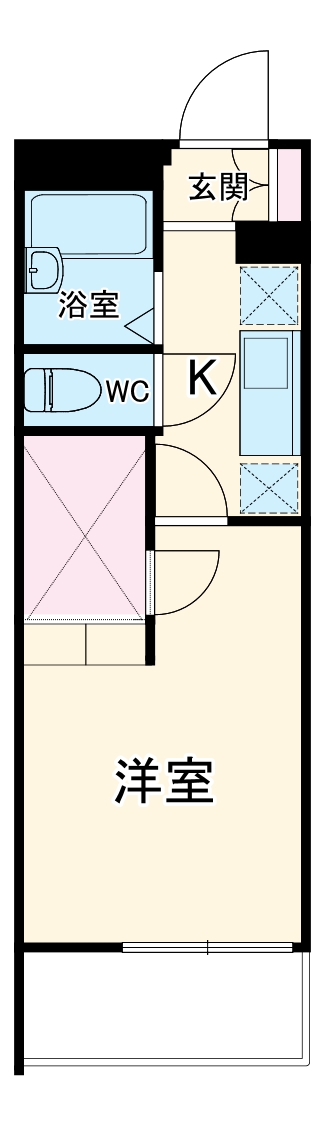 レオパレスＲｉｖｅｒ　Ｌａｎｄの間取り