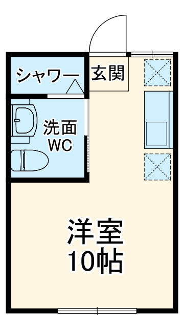 ウェストコートの間取り
