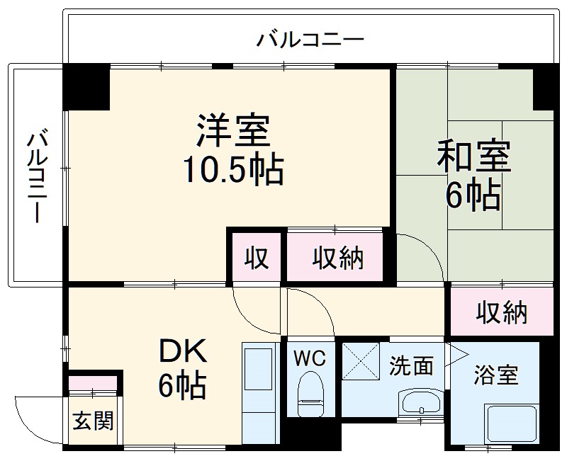 コートパル戸塚の間取り