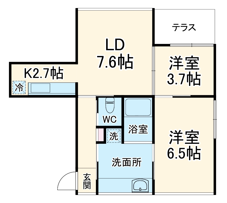 セゾンドルフ椿の間取り