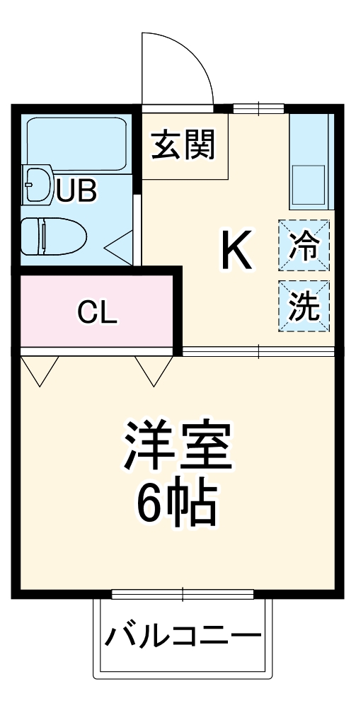 エステート長津田Ⅰの間取り