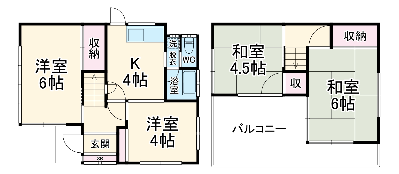 TSUKUMO松戸の間取り