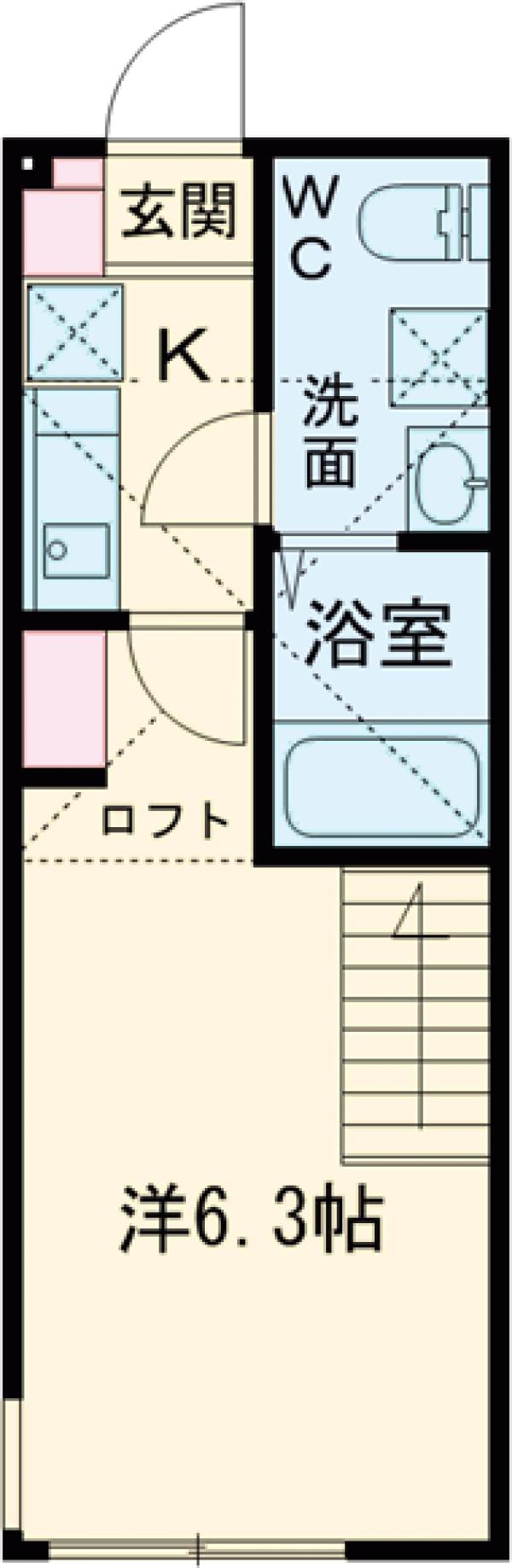 Tina八王子の間取り