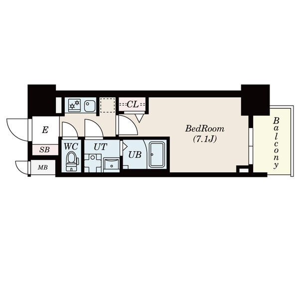 S-RESIDENCE一宮駅前の間取り
