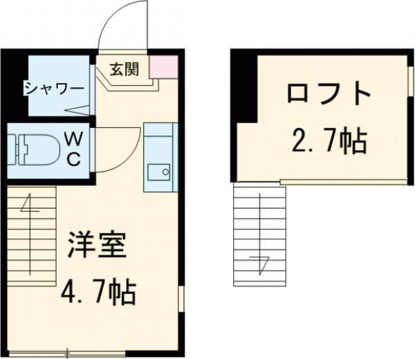 ハーモニーテラス西新小岩Ⅱの間取り