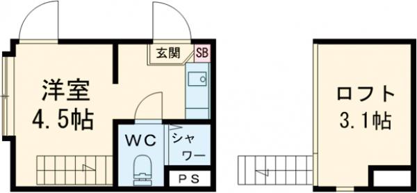 ハーモニーテラス西新小岩Ⅱの間取り