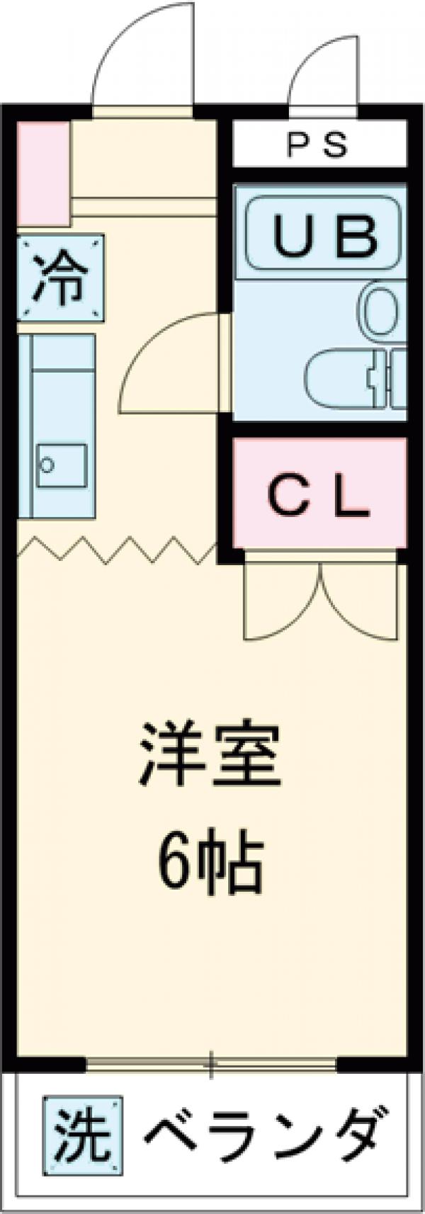 コーポ喜の間取り