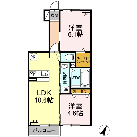 ルミエールカミの間取り