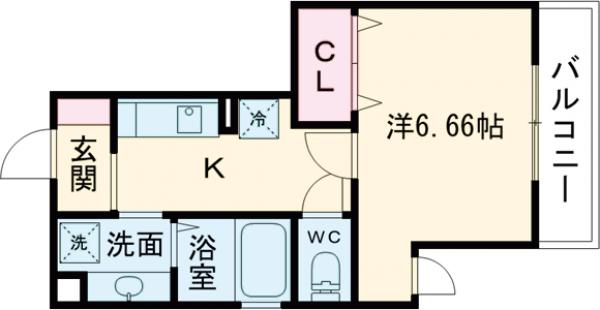 セレスティン三軒茶屋の間取り