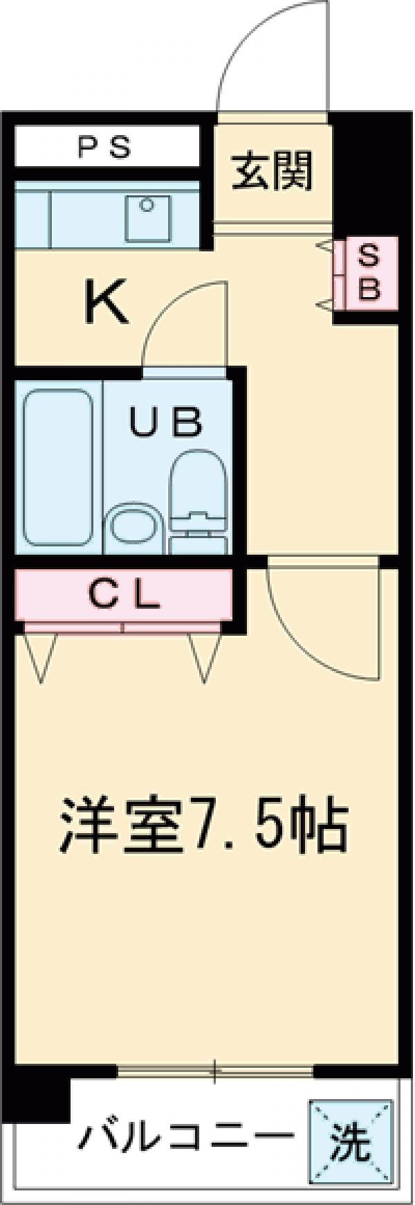 グランシャルム葛西の間取り