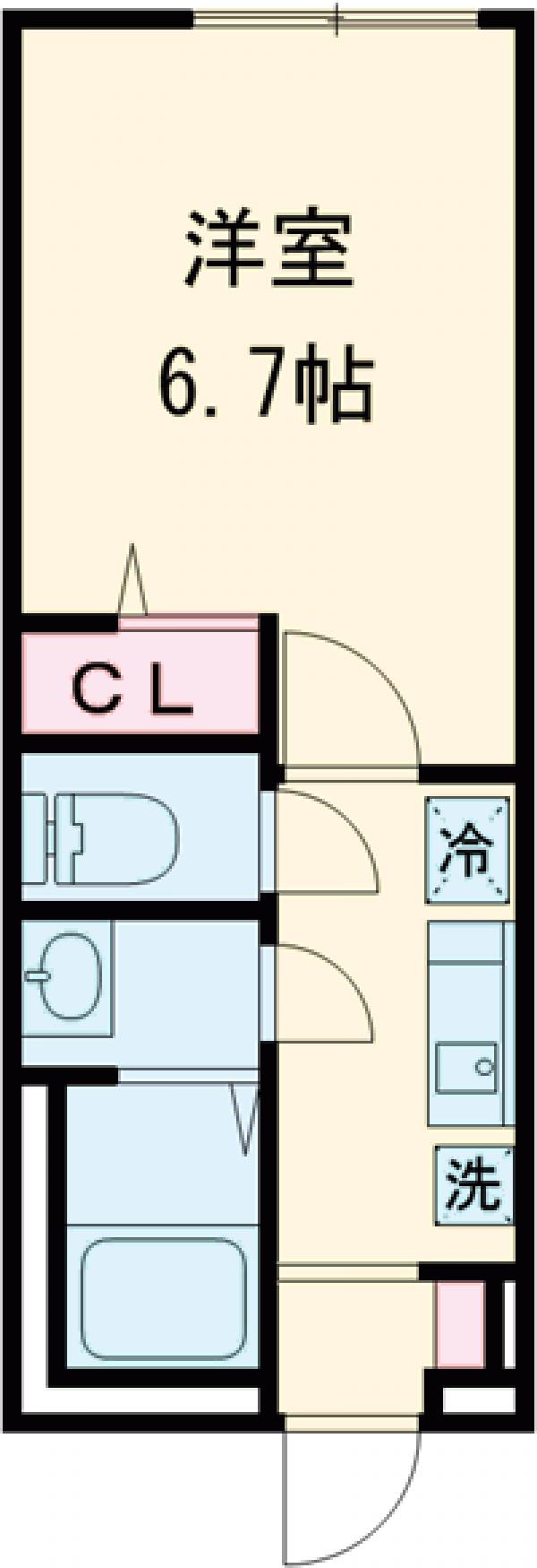 カインドネス八王子中央C棟の間取り