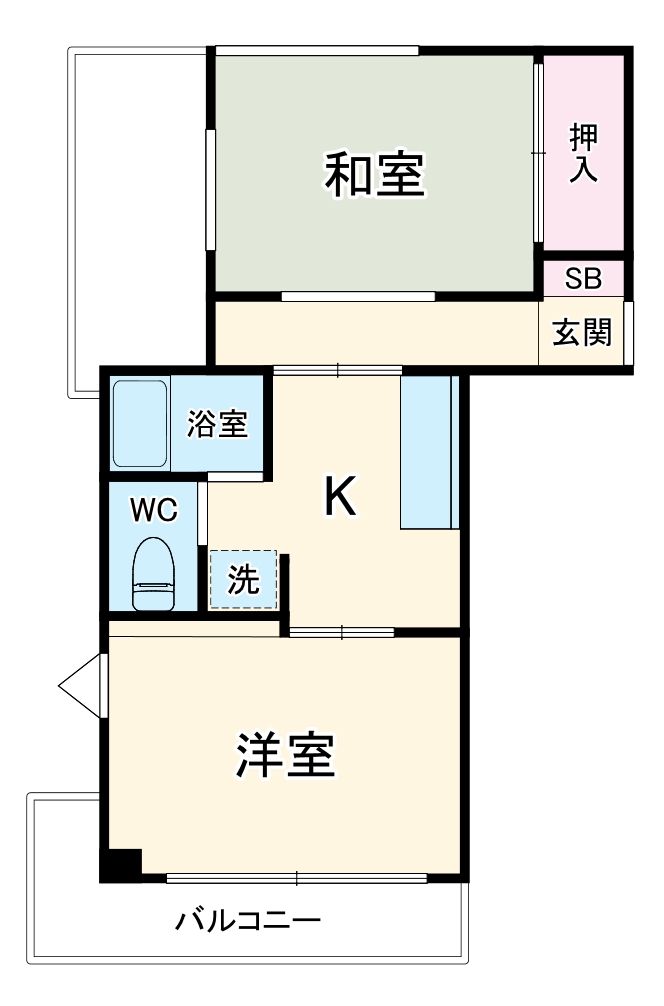 コンフォール長沼の間取り