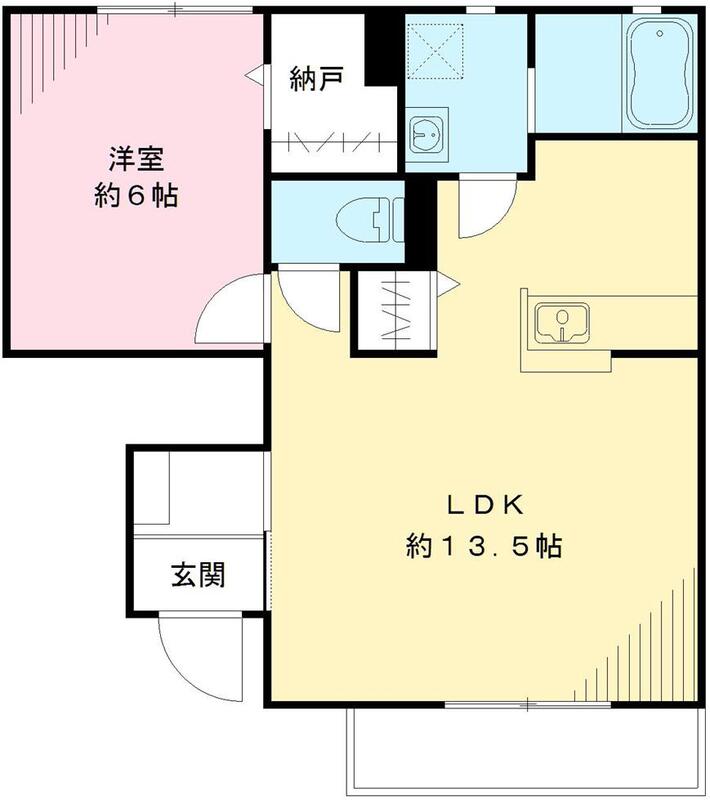 メゾンルネサンスBの間取り