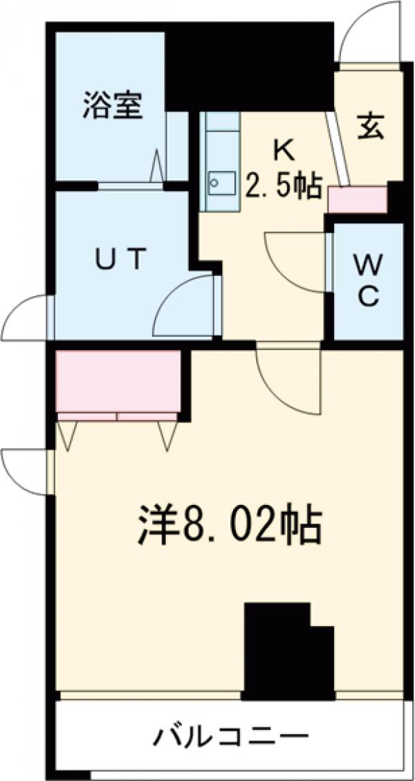 扇ロイヤルハイツの間取り