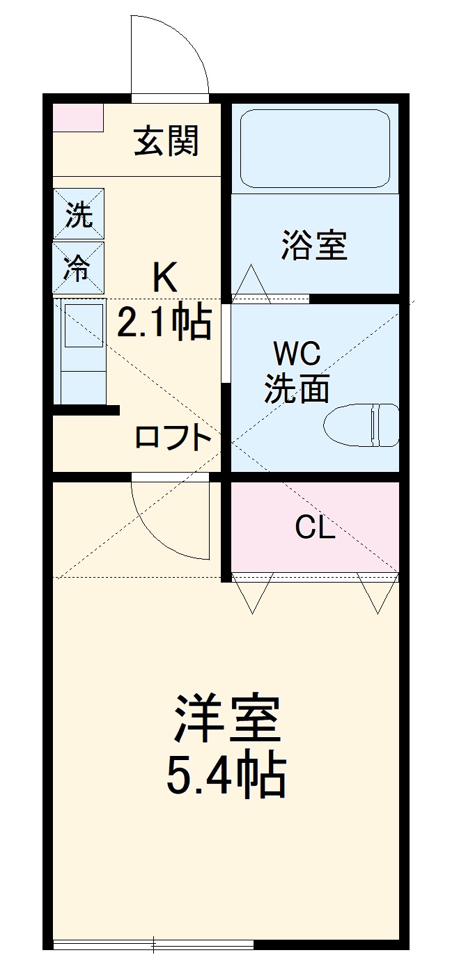 DENあざみ野の間取り