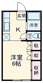 メゾンみのり・103号室の間取り