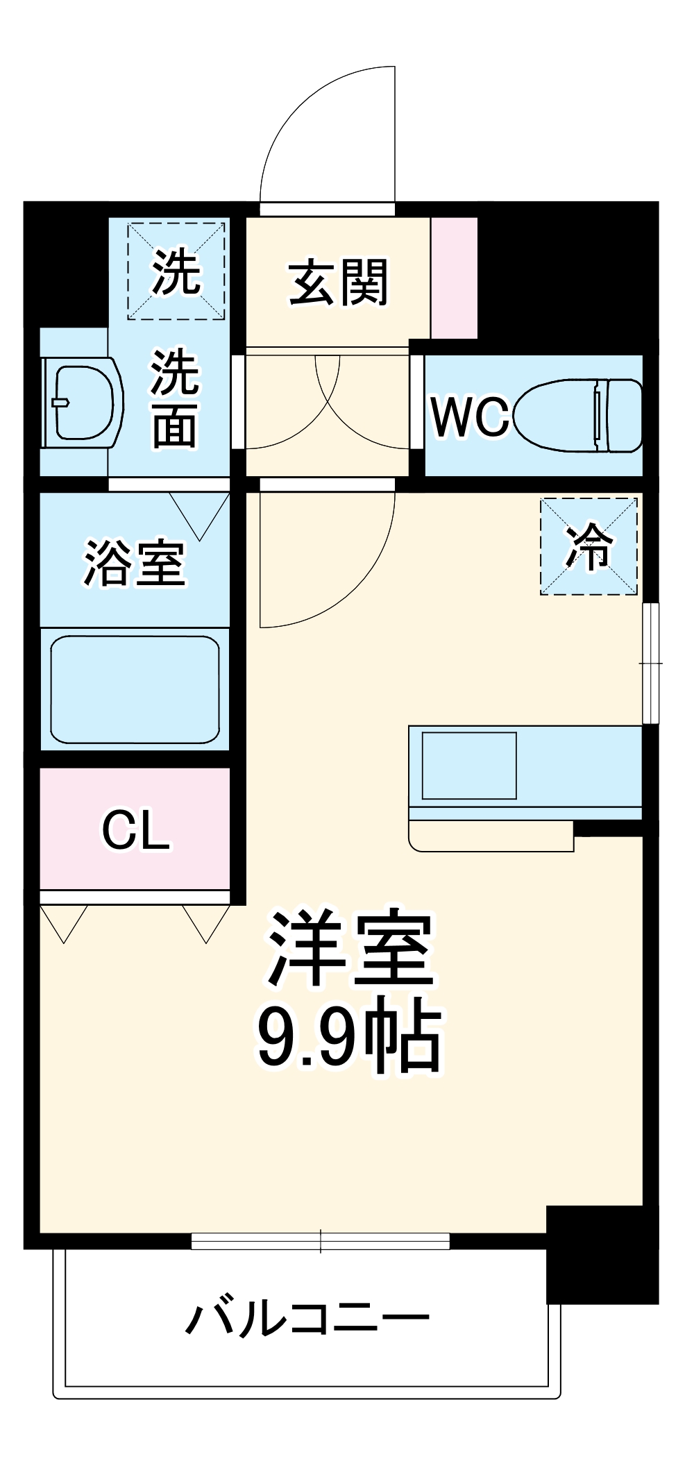 THE RESIDENCE SHIGAHONDORIの間取り