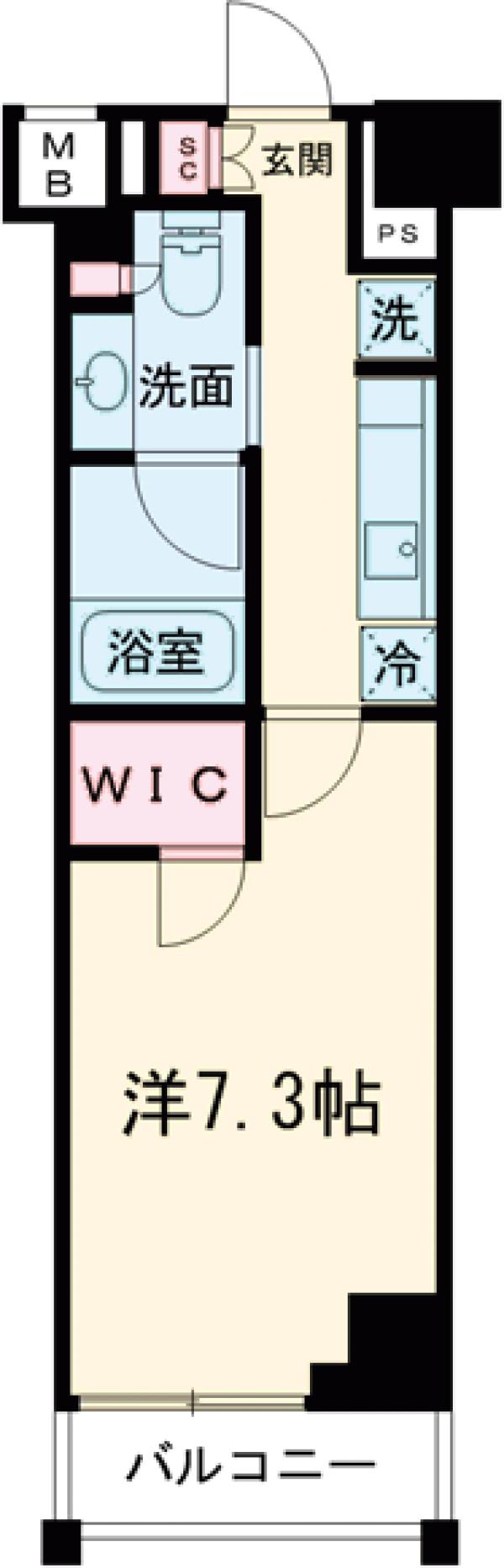 ザ・パークハビオ高円寺レジデンスの間取り