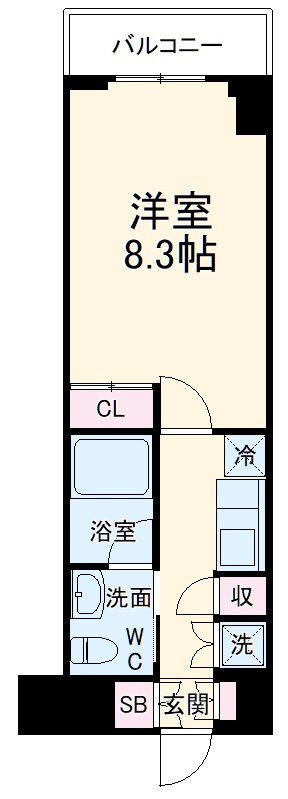 Rising Place石川町の間取り