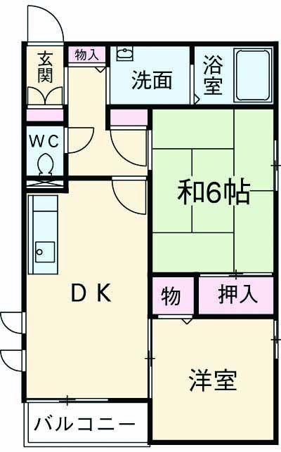 サニーコーポの間取り