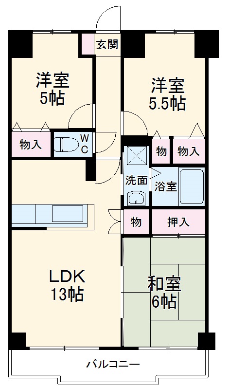 ヴァン新検見川の間取り