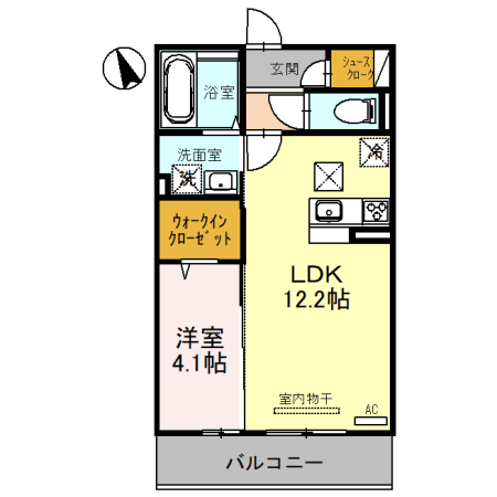 アリュールの間取り