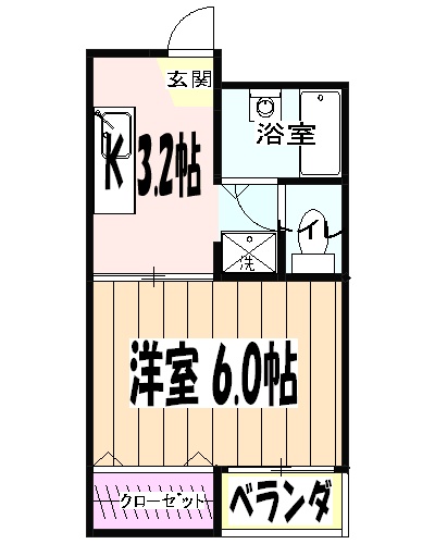 シーサイドコーポの間取り