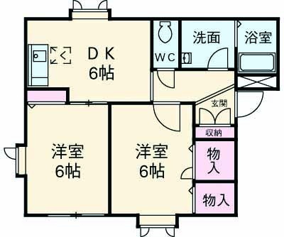 プレミールⅣの間取り